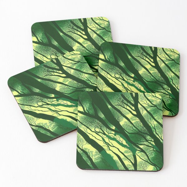 Item preview, Abstract Woodland View with Sunbeams designed and sold by Fine Prints.