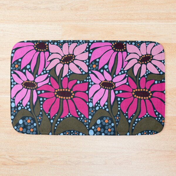 Item preview, Cute summer pink wildflower boho Art  designed and sold by Yarafantasyart.