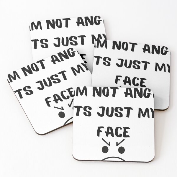 Item preview, i am not angry its just my face designed and sold by style4u ⭐⭐⭐⭐⭐(17K).