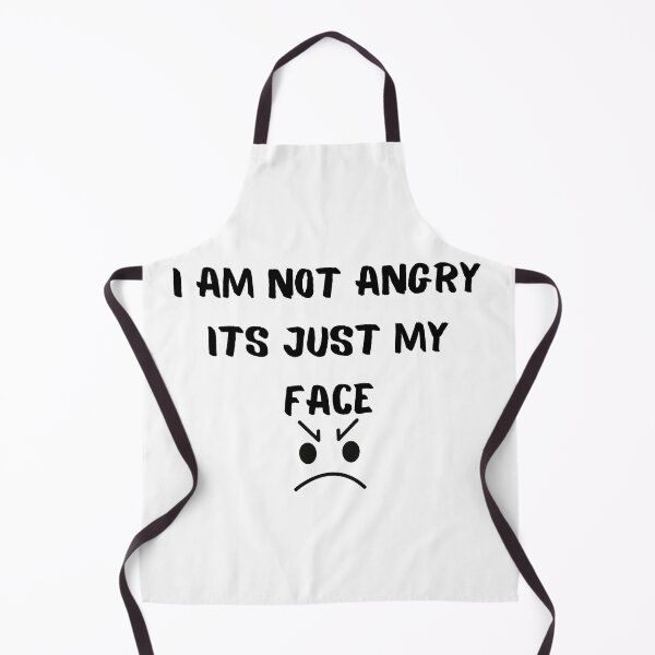 Item preview, i am not angry its just my face designed and sold by style4u ⭐⭐⭐⭐⭐(17K).