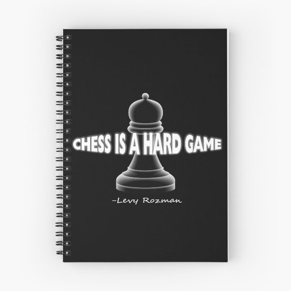 Item preview, Chess is a hard game, Levy Rozman quote designed and sold by SvarunPogani.