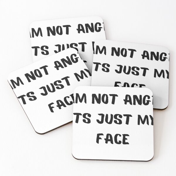 Item preview, i am not angry its just my face designed and sold by style4u ⭐⭐⭐⭐⭐(17K).