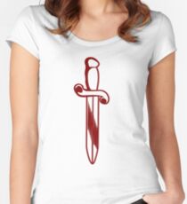 21 Savage Knife Women's Fitted Scoop T-Shirt