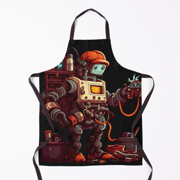 Aperçu de l'œuvre Digital Illustration: Robot Handyman: Barry créée et vendue par MTJ-Mushrooms.