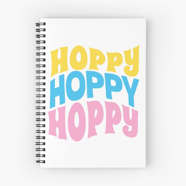 Item preview, Hoppy Hoppy Hoppy Easter funny quotes colorful designs designed and sold by GraphicDream.
