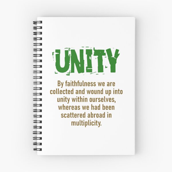Item preview, By Faithfulness We Are Collected - Unity Quote designed and sold by CrankyOldDude.