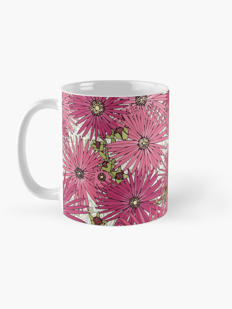 Thumbnail 3 of 6, Coffee Mug, mesembryanthemums designed and sold by scrummy.