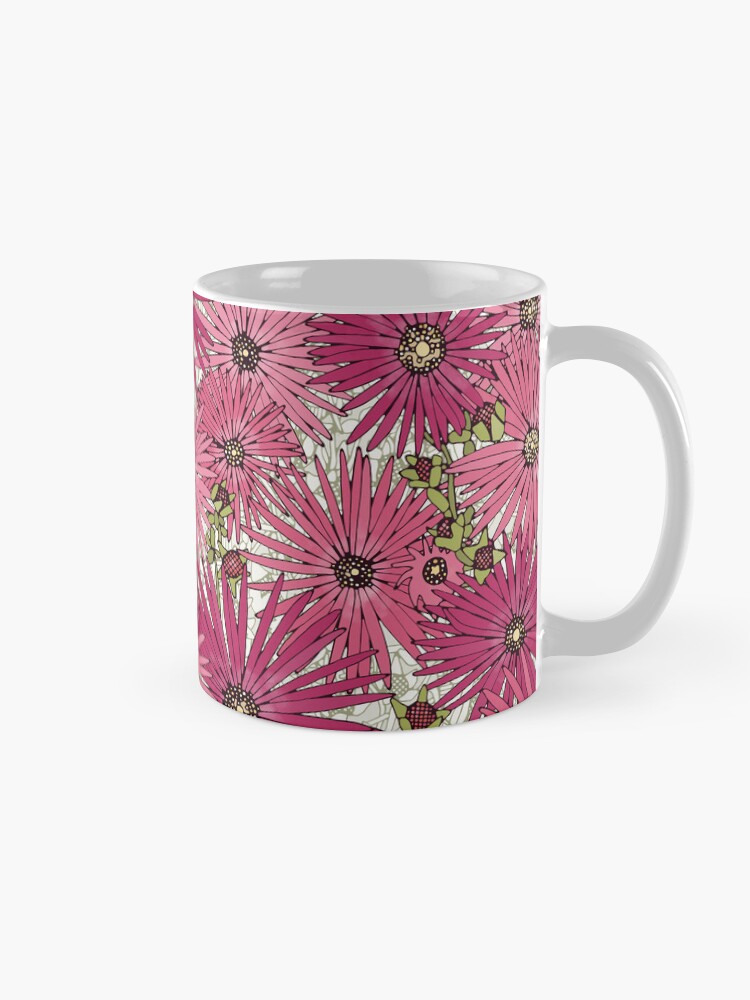 Thumbnail 5 of 6, Coffee Mug, mesembryanthemums designed and sold by scrummy.