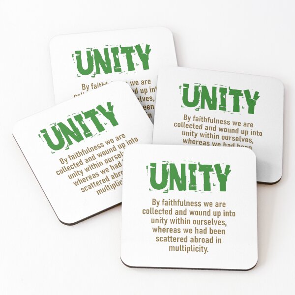 Item preview, By Faithfulness We Are Collected - Unity Quote designed and sold by CrankyOldDude.