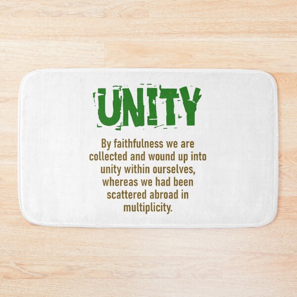 Item preview, By Faithfulness We Are Collected - Unity Quote designed and sold by CrankyOldDude.