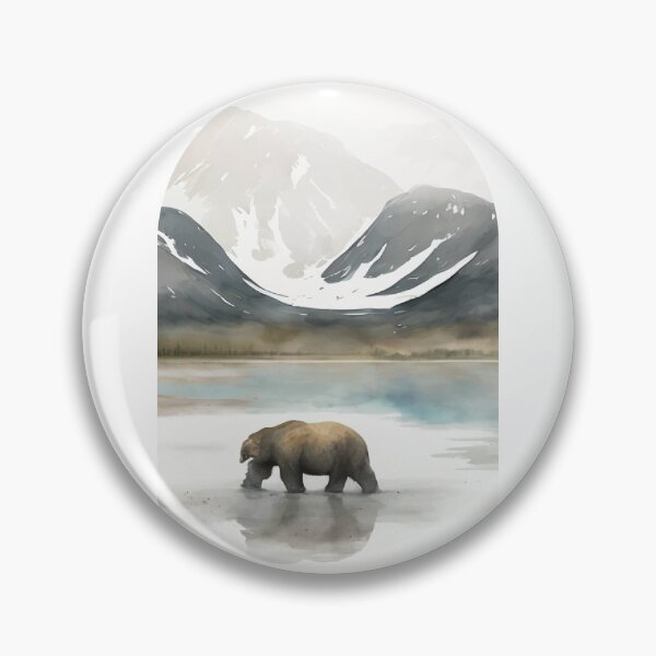 Artikelvorschau, Katmai National Park Boho Watercolor Arch entworfen und verkauft von PikoApparel.