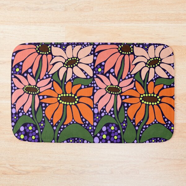Item preview, Cute summer orange wildflower boho Art  designed and sold by Yarafantasyart.