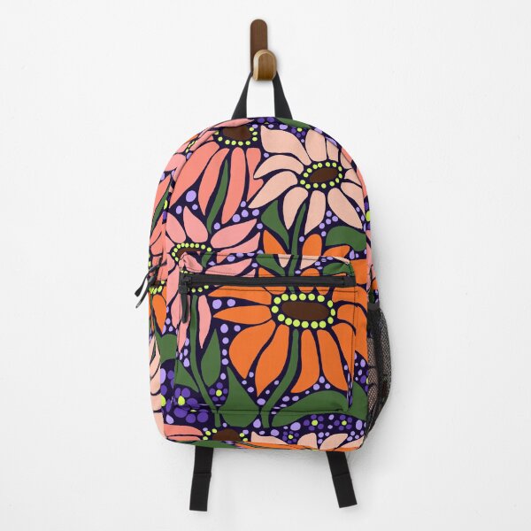 Item preview, Cute summer orange wildflower boho Art  designed and sold by Yarafantasyart.