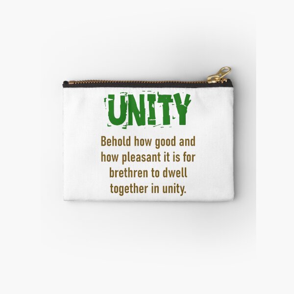 Item preview, Behold How Good And How Pleasant - Unity Quote designed and sold by CrankyOldDude.