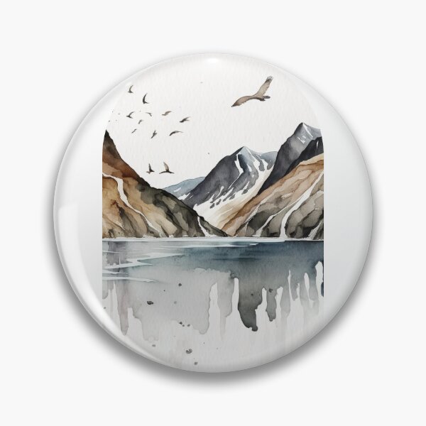 Artikelvorschau, Kenai Fjords National Park Boho Watercolor Arch entworfen und verkauft von PikoApparel.