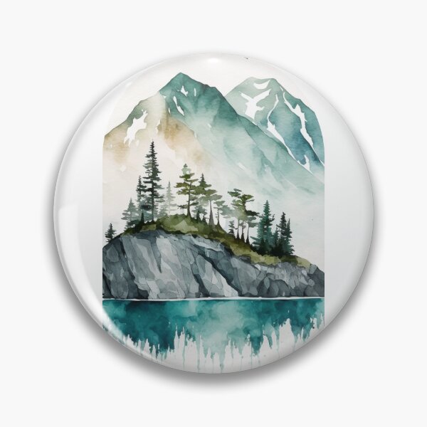 Artikelvorschau, Kenai Fjords National Park Boho Watercolor Arch entworfen und verkauft von PikoApparel.