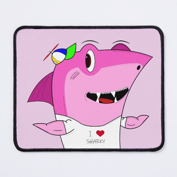 Item preview, Mr Sharky (pink) designed and sold by MrSharkyShop.