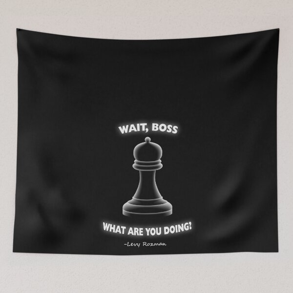 Item preview, Wait boss, Levy Rozman Gothamchess quote designed and sold by SvarunPogani.