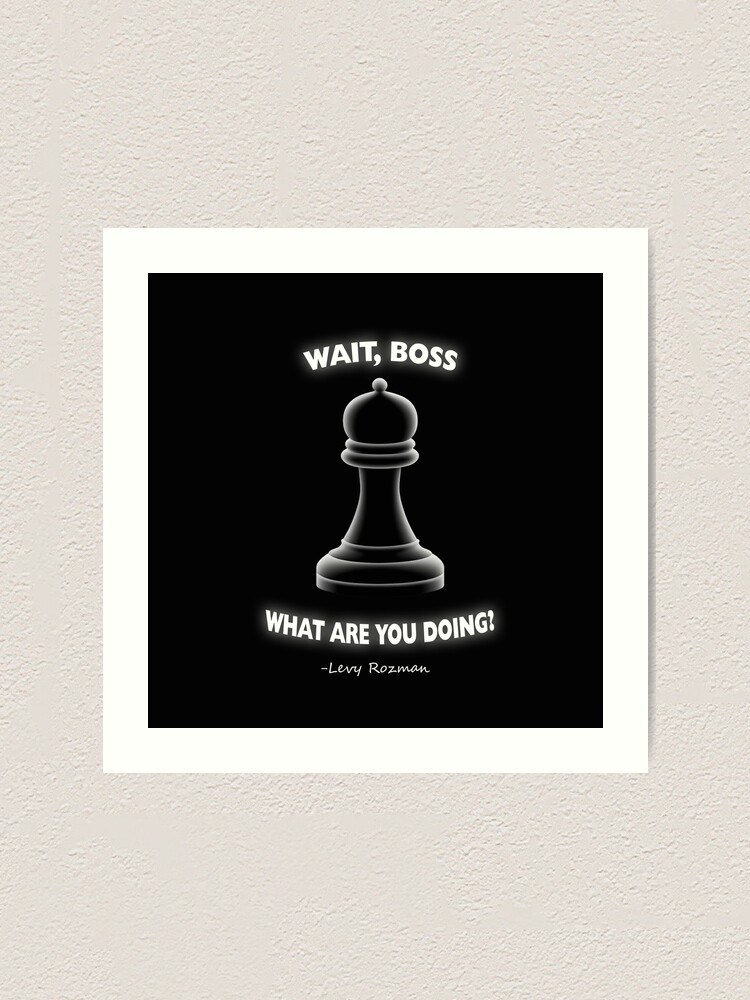 Gothamchess cartoon | Art Print