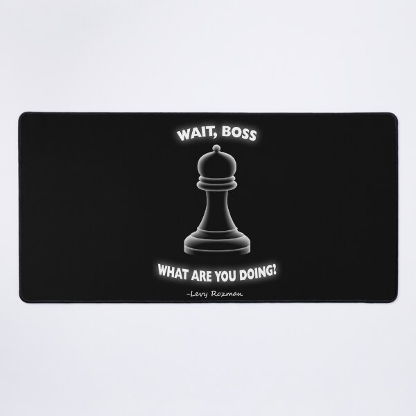 Item preview, Wait boss, Levy Rozman Gothamchess quote designed and sold by SvarunPogani.