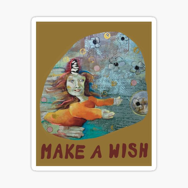 make a wish Sticker