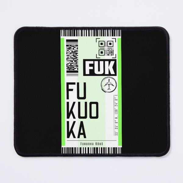 Item preview, FUKUOKA (FUK) classic luggage tag japan designed and sold by LeddsoDello.