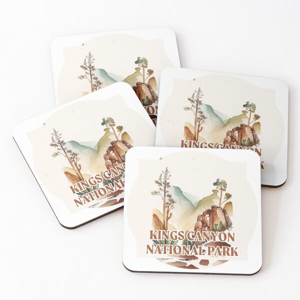 Item preview, Kings Canyon National Park Boho Watercolor Circle  designed and sold by PikoApparel.