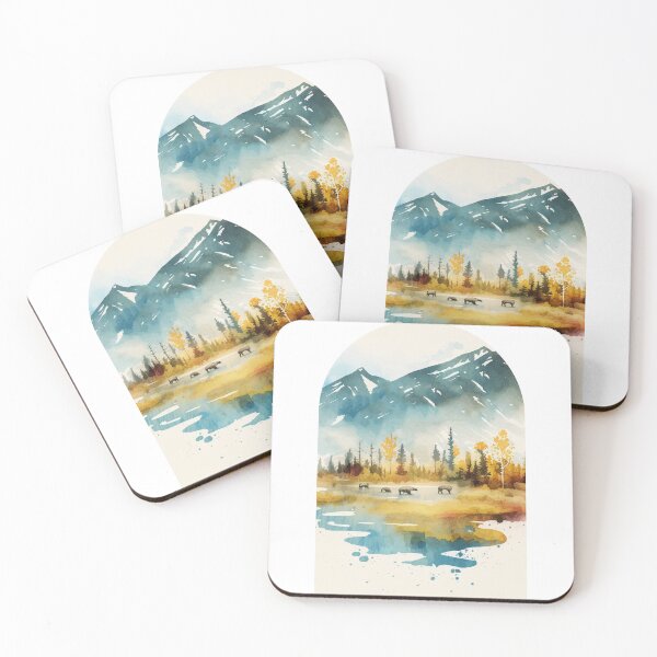 Item preview, Kobuk Valley National Park Boho Watercolor Arch designed and sold by PikoApparel.