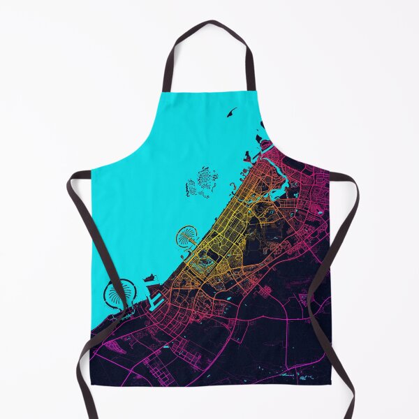 Item preview, Dubai City Map of the United Arab Emirates - Neon designed and sold by deMAP.