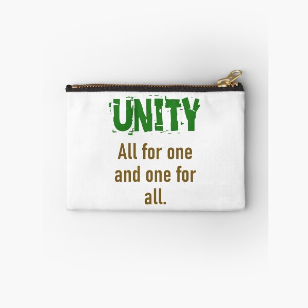 Item preview, All For One And One For All - Unity Quote designed and sold by CrankyOldDude.