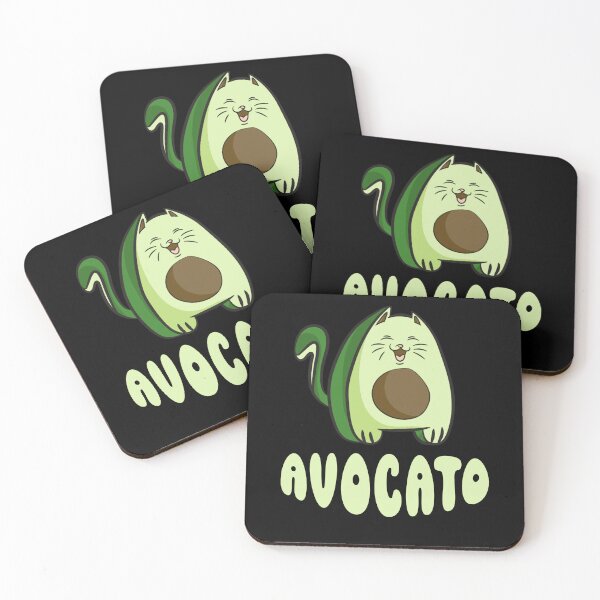 Item preview, AVOCATO - funny cute cat avocado  designed and sold by KatisDesign.
