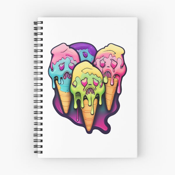 Item preview, Colorful Ice Cream Melting designed and sold by GaslightNGiggle.