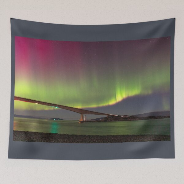 Item preview, Skye Bridge Aurora Borealis Scotland designed and sold by PhotosEcosse.