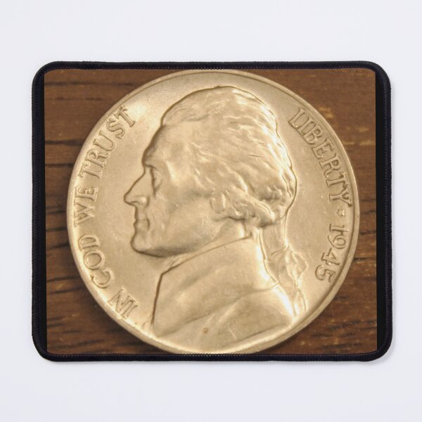 Item preview, 1945 P Jefferson Nickel designed and sold by coinsxcrochet.