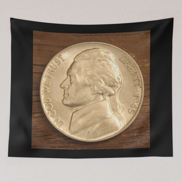 Item preview, 1945 P Jefferson Nickel designed and sold by coinsxcrochet.