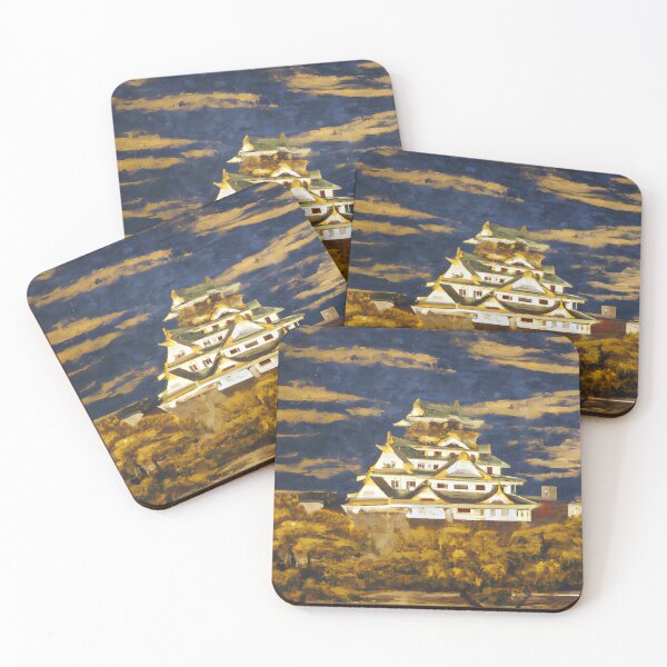 Item preview, Elegant Osaka Castle Japan Creative Art designed and sold by brilliant-com.