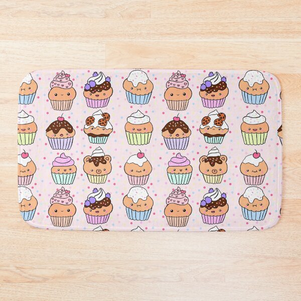 Item preview, Kawaii cupcakes pattern  designed and sold by Yarafantasyart.