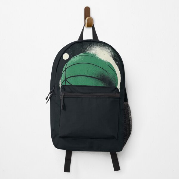 Item preview, Elevate Your Game with Greenbubble's Sustainable Abstract Dark Green Dunk and Basketball Design designed and sold by GreenBubble - Shop and reforest.