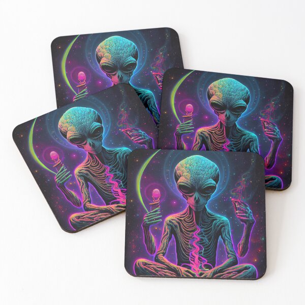 Item preview, Alien Meditation designed and sold by Omni ⭐⭐⭐⭐⭐.