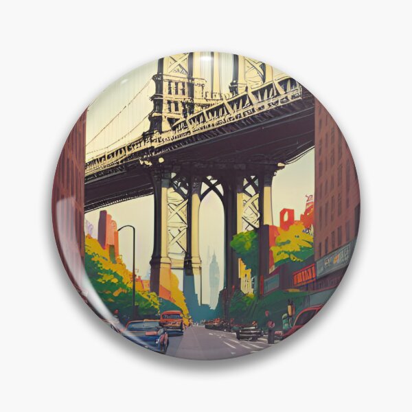 Item preview, Brooklyn New york travel poster  designed and sold by Arctic frame studio.