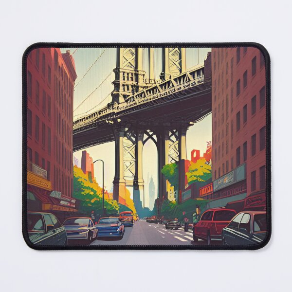 Artikelvorschau, Reiseplakat Brooklyn New York entworfen und verkauft von Arctic frame studio.