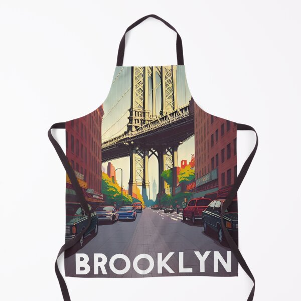 Artikelvorschau, Reiseplakat Brooklyn New York entworfen und verkauft von Arctic frame studio.