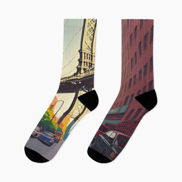 Item preview, Brooklyn New york travel poster  designed and sold by Arctic frame studio.