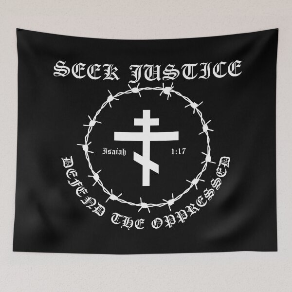 Item preview, Isaiah 1:17 Seek Justice Defend The Oppressed Metal Hardcore Punk designed and sold by thecamphillips.