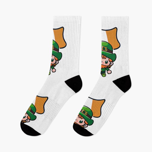 Item preview, Chibi Leprechaun With The Irish Flag designed and sold by TaurusDigital.