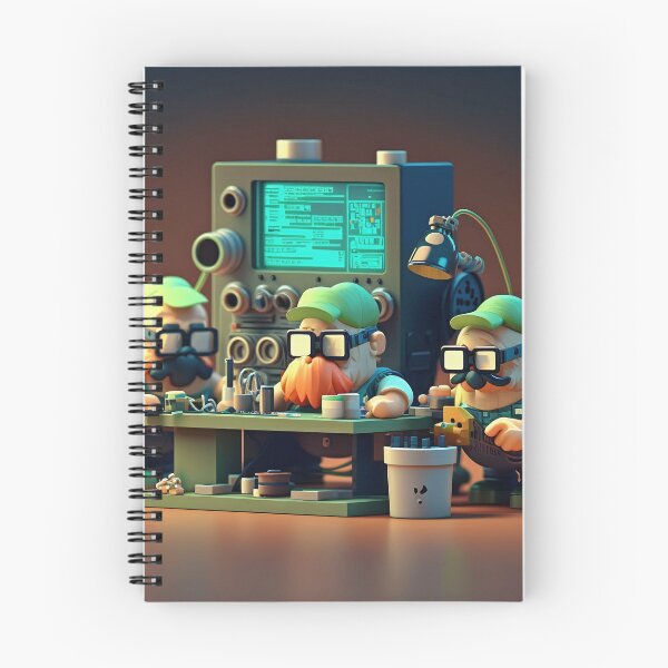 Item preview, A group of cute engineers, fixing something ?  designed and sold by eidast.