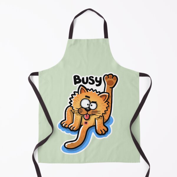 Item preview, A Very Busy Cat designed and sold by ChickKingdom.