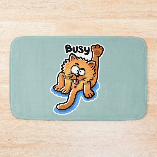 Item preview, A Very Busy Cat designed and sold by ChickKingdom.