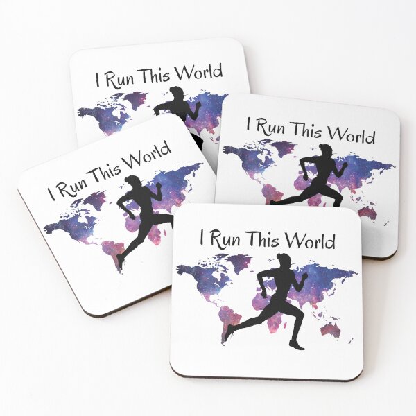 Item preview, I Run This World Girl Woman Runner designed and sold by nerdchild.