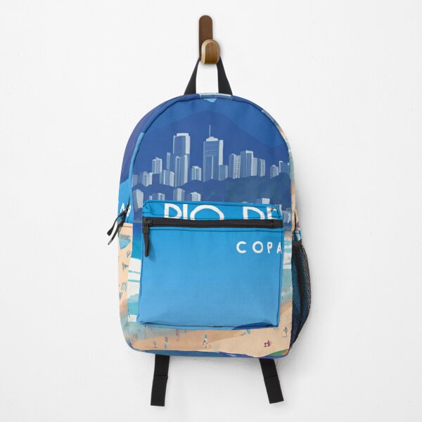 Item preview, Copa cabana rio de janeiro brasil travel poster designed and sold by Arctic frame studio.